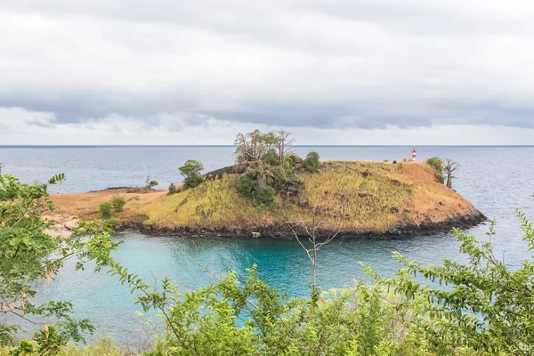 Santo Tomé Príncipe Hermoso Paisaje Lagoa Azul Isla Santo Tomé —  Fotos de Stock