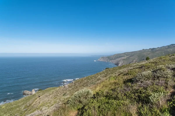 Kalifornien Blick Auf Die Pazifikküste Schöne Klippen Meer — Stockfoto