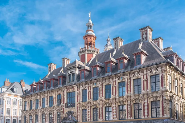 Lille Old Facade Center Beautiful Town North France — Stock Photo, Image