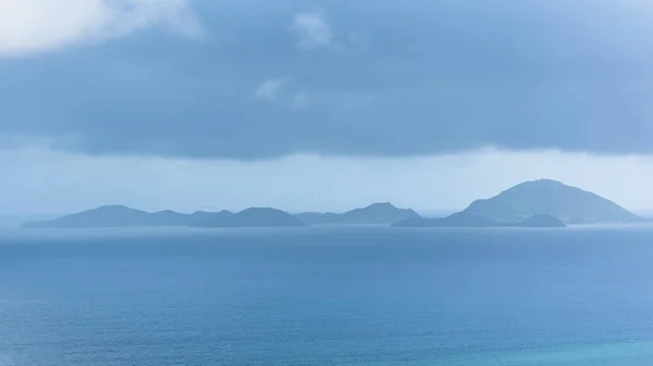 Islas Les Saintes Guadalupe Panorama Entre Mar Cielo Vista Desde — Foto de Stock
