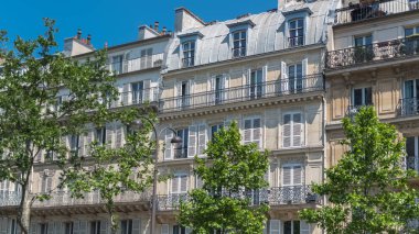     Paris, bina güzel, Marais tipik Paris cephe 
