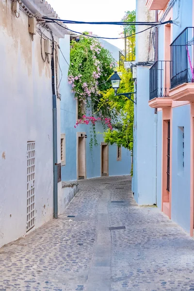 Ібіца Типовий Пішохідній Вулиці Міста Eivissa — стокове фото