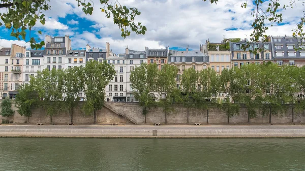 Parigi Belle Case Sulle Rive Quai Des Grands Augustins — Foto Stock