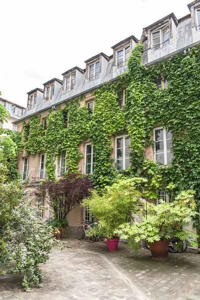 Paris Jolies Maisons Copropriété Parisienne Dans Marais — Photo