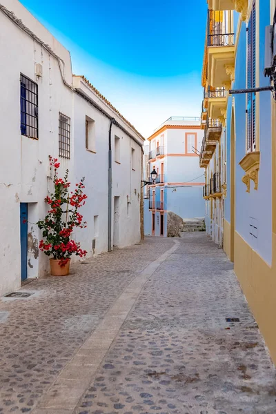 Ibiza Typické Pěší Zóna Města Eivissa — Stock fotografie