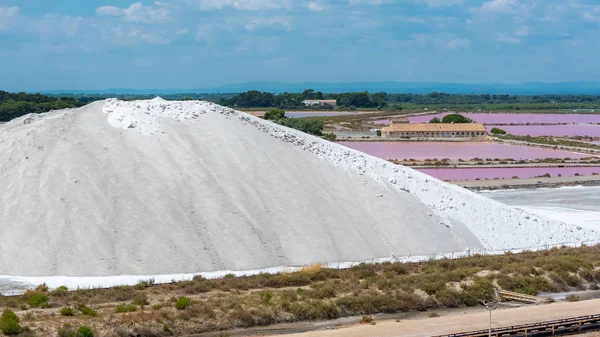 Aigues Mortes Salins Midi Panorama Con Saline — Foto stock gratuita