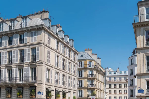     Paris, bina güzel, Marais tipik Paris cephe 