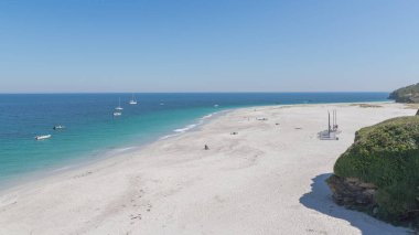     Beach, ile de Groix in Morbihan, in Brittany, Plage des Grands Sables 