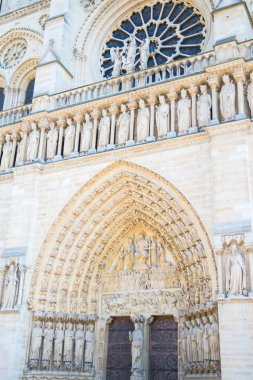     Paris, Notre-Dame Katedrali Ile de la Cite, ayrıntı 