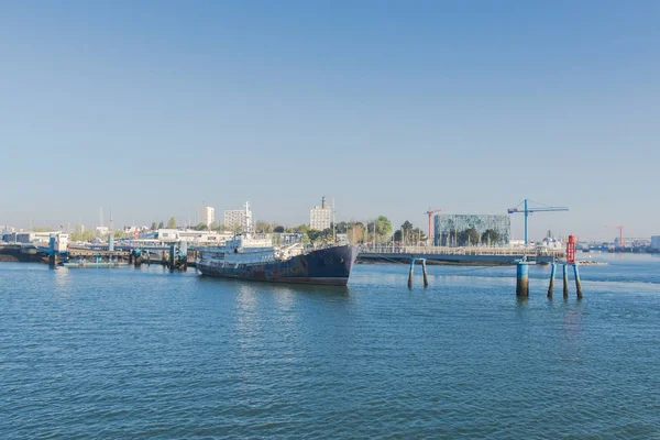 Haven Van Lorient Dokken Met Trawler Bretagne — Stockfoto