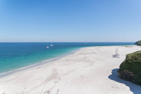 Strand Ile Groix Morbihan Der Bretagne Plage Des Grands Sables — Stockfoto