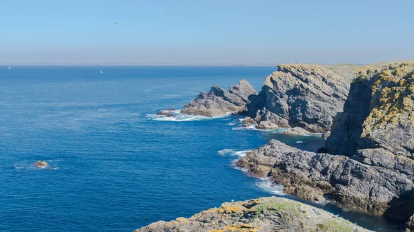 Isla Groix Bretaña Panorama Acantilados Costa Rocosa — Foto de stock gratis