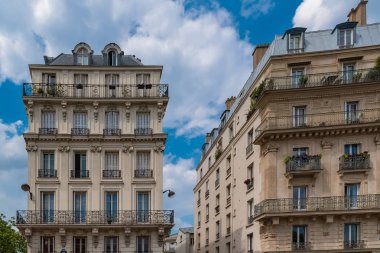 Paris, Merkezi, tipik Paris cephe bina güzel yer de la Nation 