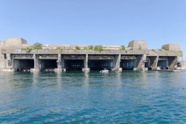 Base Submarina Porto Lorient Morbihan Bretanha — Fotografia de Stock