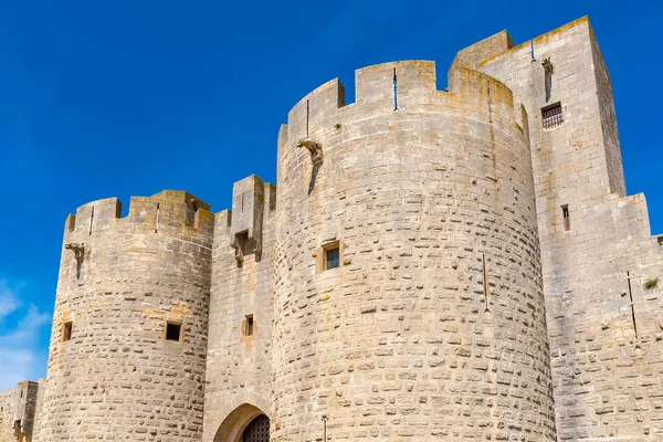 Aigues Mortes Het Zuiden Van Frankrijk Muren Van Stad Met — Stockfoto