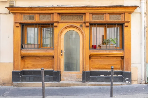 Montmartre Hermosa Casa Vintage Tienda Antigua Una Calle Romántica — Foto de Stock