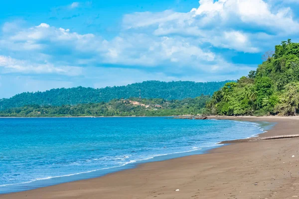 Costa Rica Playa Costa Del Pacífico Hermosa Península Salvaje Osa —  Fotos de Stock