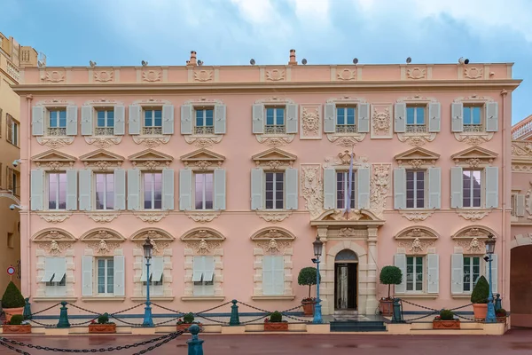 Monaco Monte Carlo Typiska Färgglada Hus Den Gamla Staden — Stockfoto