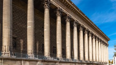 Paris, Madeleine kilisesi, güzel anıt, perspektif