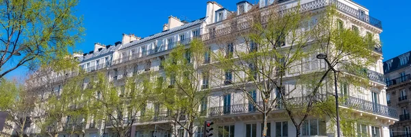 Paris Beautiful Building Boulevard Magenta Typical Parisian Facade — Stock Photo, Image