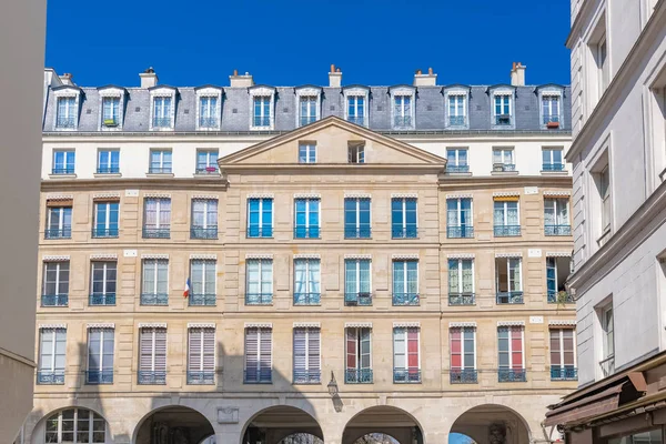 Parigi Bellissimo Edificio Tipica Facciata Parigina — Foto Stock