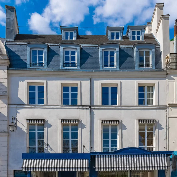 Paris Vakker Bygning Typisk Parisisk Fasade – stockfoto