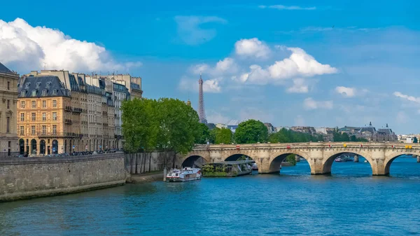 Parigi Veduta Della Senna Dell Ile Cit Del Pont Neuf — Foto Stock
