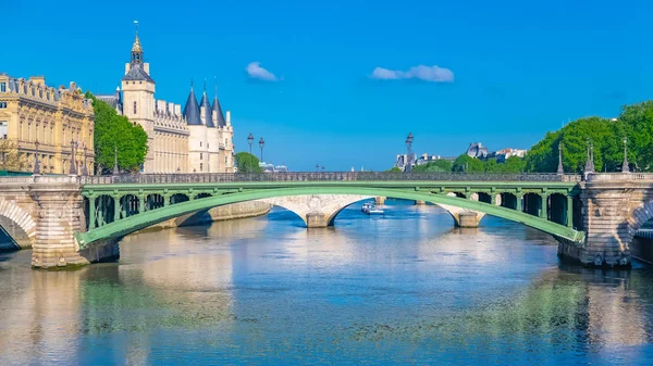 Parigi Ponte Notre Dame Conciergerie Sull Ile Cit — Foto Stock