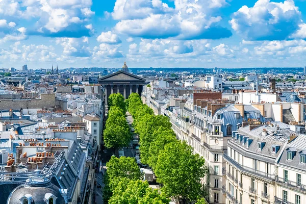 Paris Blick Auf Die Madeleine Kirche Und Die Typischen Dächer — Stockfoto