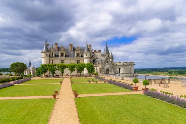 Amboise Castle Frankrike Juni 2019 Vackra Franska Arvet Panorama — Stockfoto