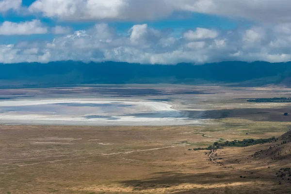 Tanzania Utsikt Över Ngorongoro Crater Vackert Landskap — Stockfoto