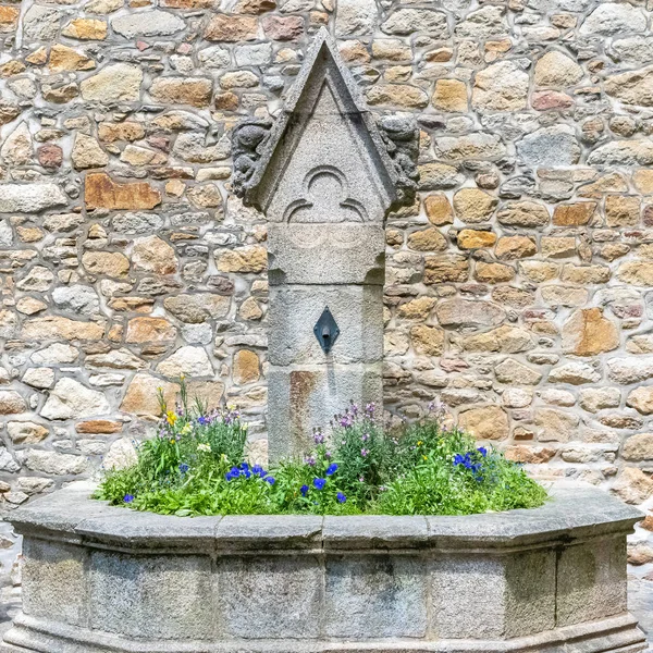 Fonte Velha Vannes Cidade Medieval Bretanha — Fotografia de Stock