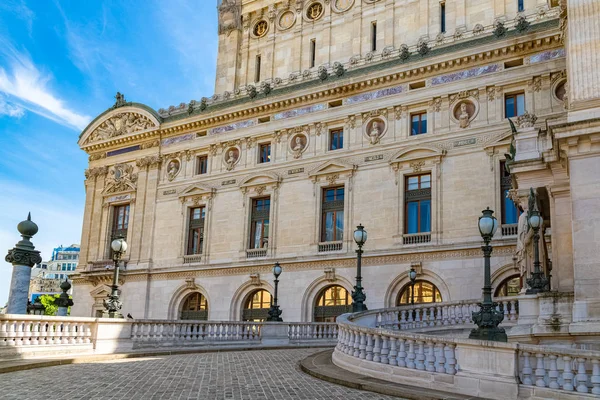 Parijs Opéra Garnier Beroemd Monument Van Franse Hoofdstad Mooie Achteringang — Stockfoto