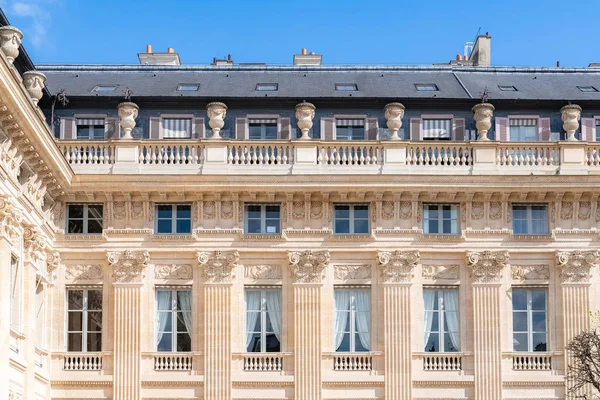 Париж Франція Palais Royal Красивий Громадський Пам Ятник Столиці Сад — стокове фото