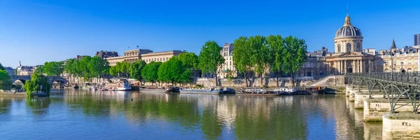 Paříž Pont Des Arts Seine Institut France Krásná Památka — Stock fotografie