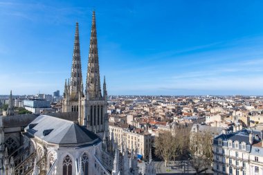Fransa 'da Bordeaux, Saint-Andre Katedrali manzarası