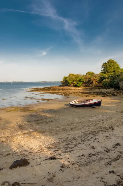 Bretagne Ile Aux Moines Île Dans Golfe Morbihan Belle Plage — Photo