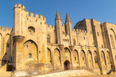 Avignon, papalık sarayı, Fransa 'nın güneyinde güzel bir anıt.