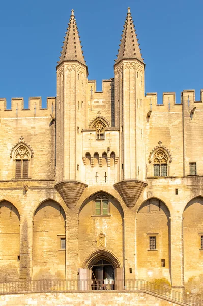 Avignon Het Palais Des Papes Prachtig Monument Het Zuiden Van — Stockfoto