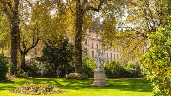 Paris Square Ajaccio Invalides Boulevard Beautiful Public Garden — Stock Photo, Image