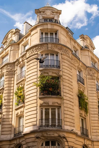 Париж Чудова Будівля Типовий Парафіяльний Фасад — стокове фото