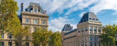 Paris, tipik cepheler ve caddeler, Cumhuriyet 'teki güzel binalar.