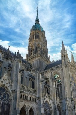 Bayeux, Normandiya, tarihi merkezdeki Notre-Dame katedrali.
