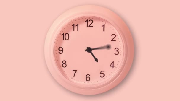 24h timelapse zegara — Wideo stockowe