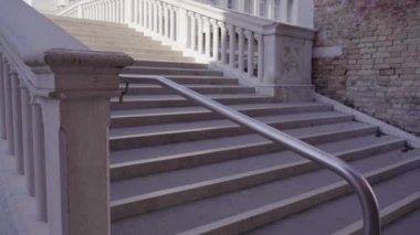 İtalya 'nın Venedik' indeki beyaz köprü.