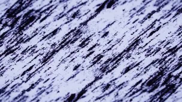 Графическое движение фиолетовых точек вызывает визуальную иллюзию — стоковое видео