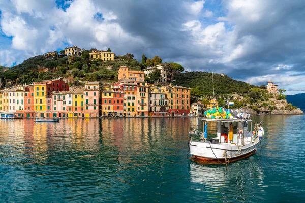 Stadsgezicht Van Portofino Van Zee Ligurische Riviera Italië — Stockfoto
