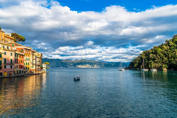 Dağ Deniz Portofino Liguria Talya — Stok fotoğraf