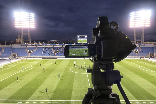 Fútbol Estudio Profesional Cámara Vídeo Digital —  Fotos de Stock