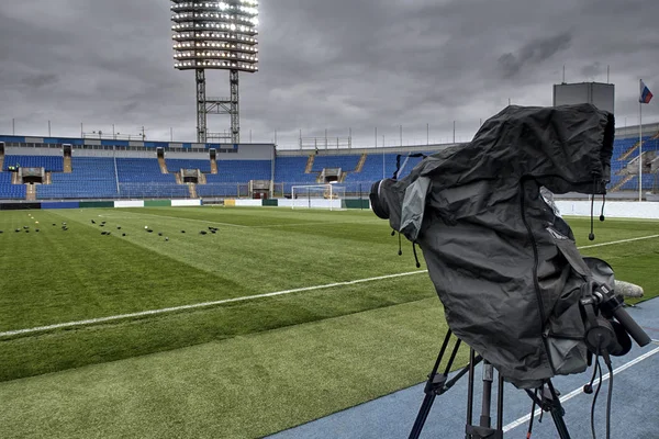 Calcio Videocamera Digitale Studio Professionale — Foto Stock